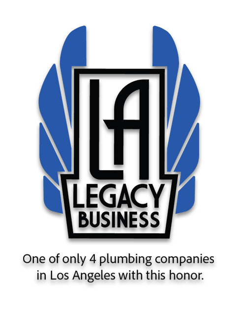 LA Legacy Business - one of only 4 plumbing companies honored